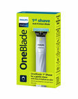 מכונת גילוח Philips OneBlade 1st Shave לעור רגיש