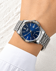 שעון יד לגבר Casio MTP-1183A-2A – כסוף עם לוח כחול