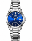 שעון יד לגבר Casio MTP-1183A-2A – כסוף עם לוח כחול