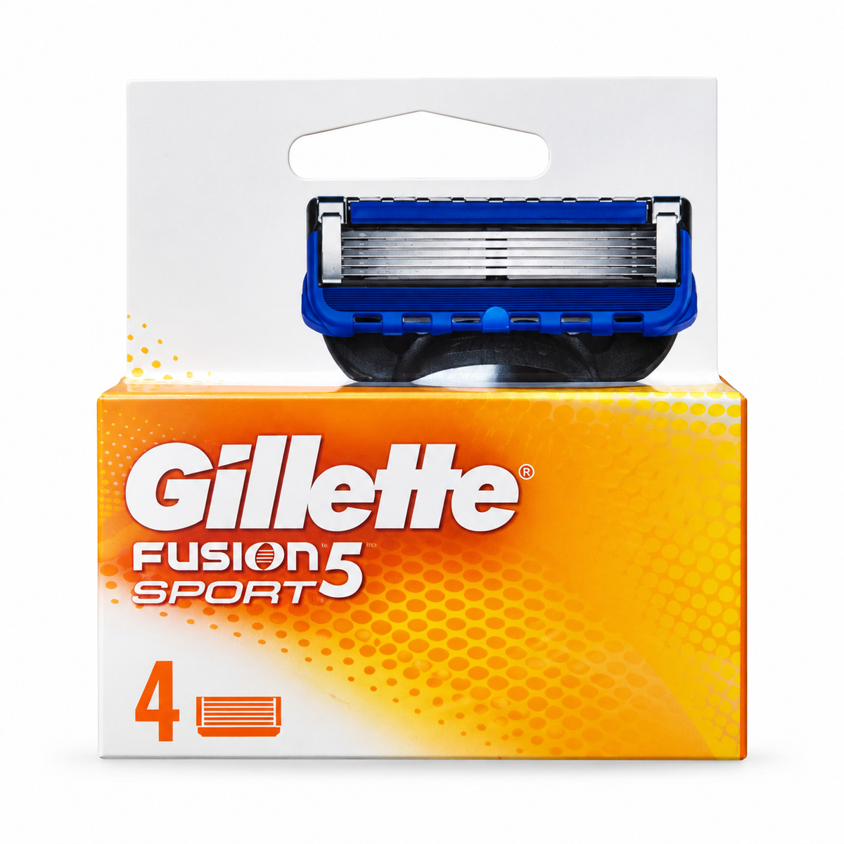 מארז 4 סכיני גילוח לגבר Gillette Fusion5 Sport