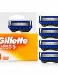 מארז 4 סכיני גילוח לגבר Gillette Fusion5 Sport